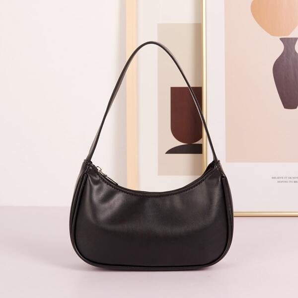 

Minimalist Shoulder Bag, Black