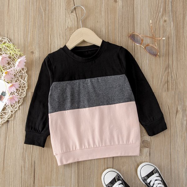 

Toddler Boys Cut And Sew Sweatshirt, Pink