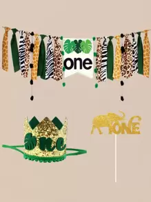 1set 1st Birthday Party Decoration - Multicolor - View 1