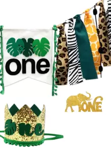 1set 1st Birthday Party Decoration - Multicolor - View 4