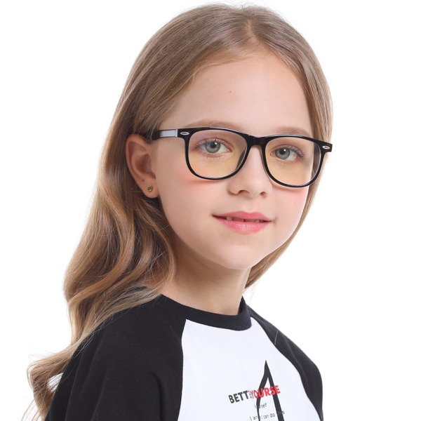 

Toddler Kids Anti-blue Light Glasses, Black