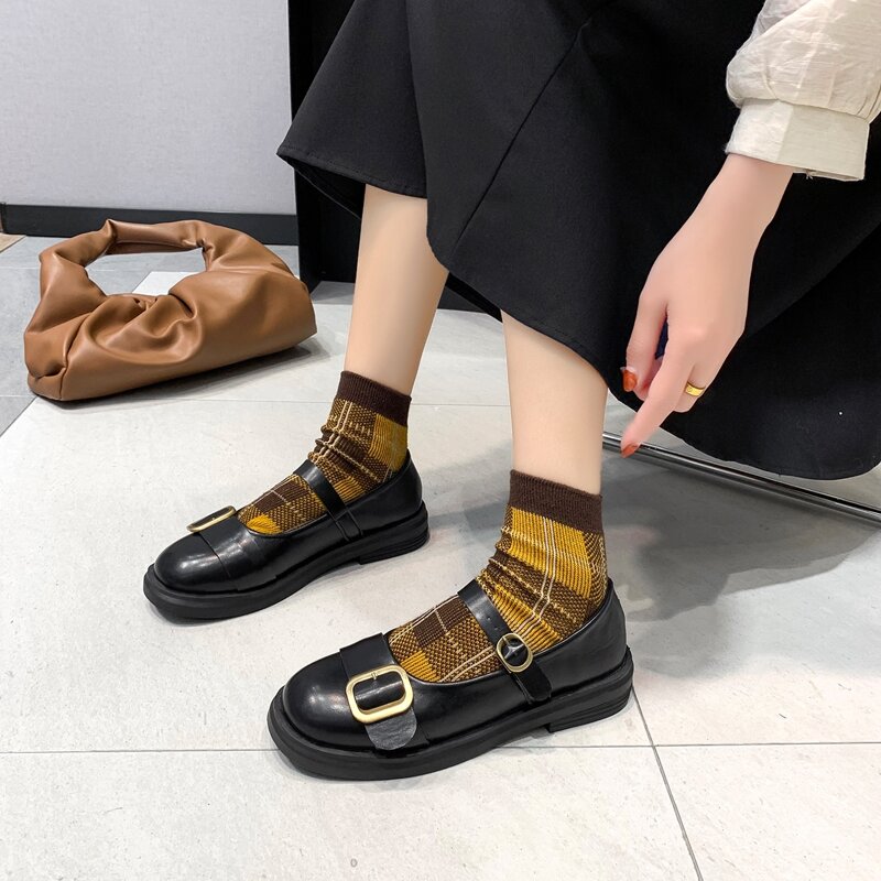 

Buckle Detail Mary Janes, Black