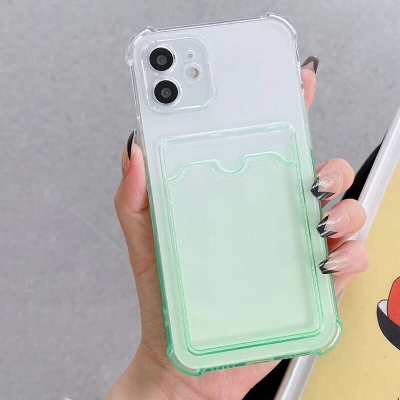 

Ombre Phone Case With Card Holder, Multicolor