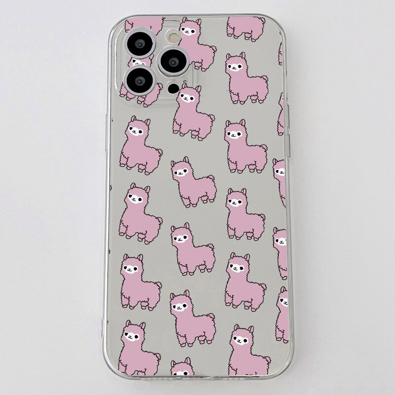 

Cartoon Graphic Phone Case, Clear