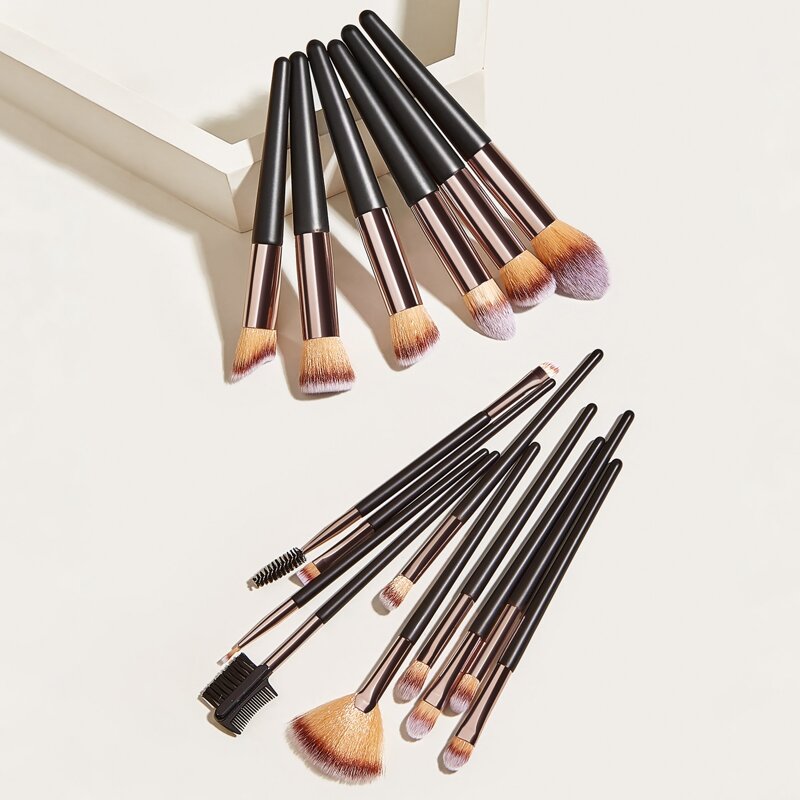 

16pcs Makeup Brush Set, Black