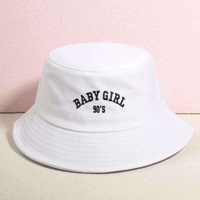 

Letter Graphic Embroidery Knit Hat, White