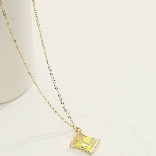 

18K Gold Plated Candy Charm Necklace