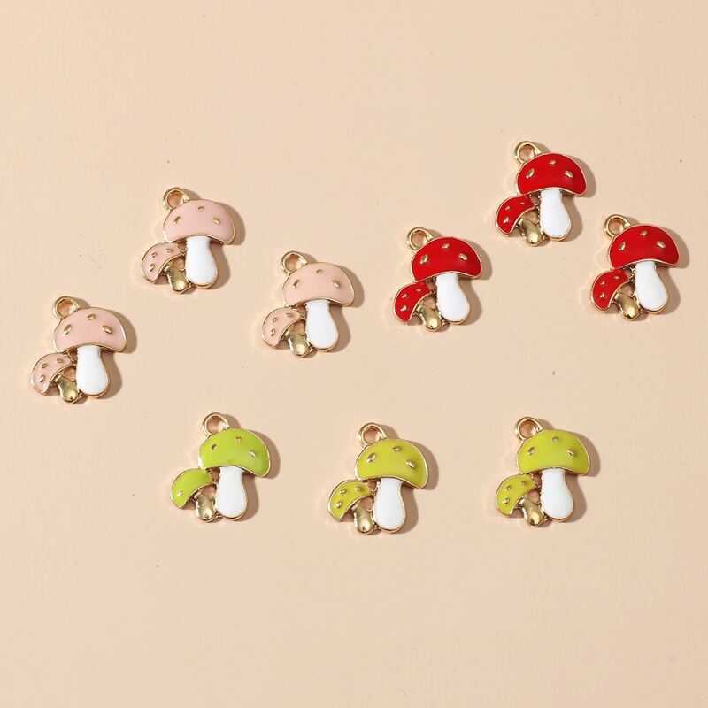 

9pcs Mushroom DIY Jewelry Accessory, Multicolor