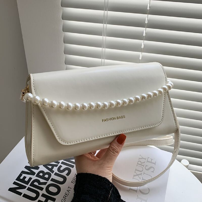 

Minimalist Crossbody Bag, White