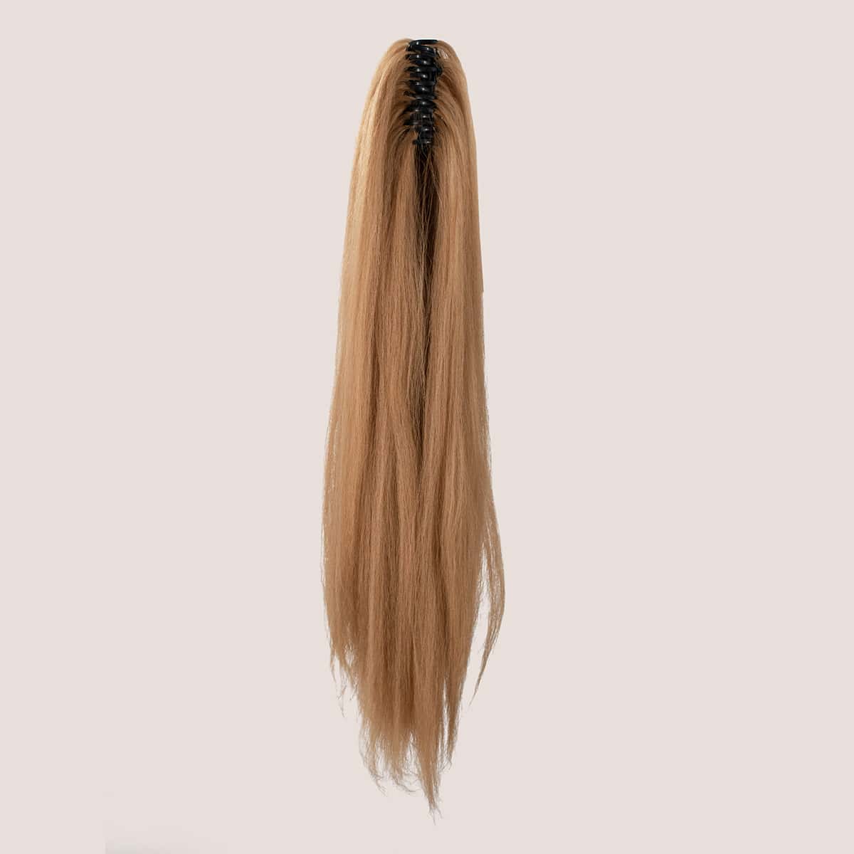 

Long Straight Ponytail Hair Extension With Claw, Gold
