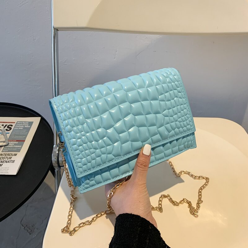 

Flap Crossbody Bag, Blue