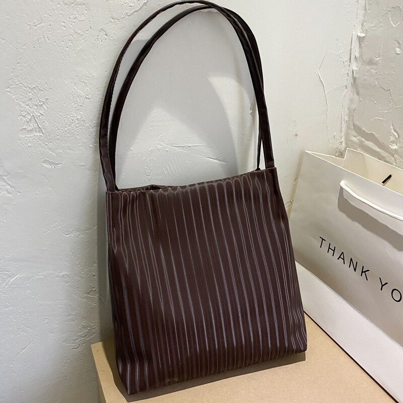 

Scarf Decor Shoulder Bag, Brown