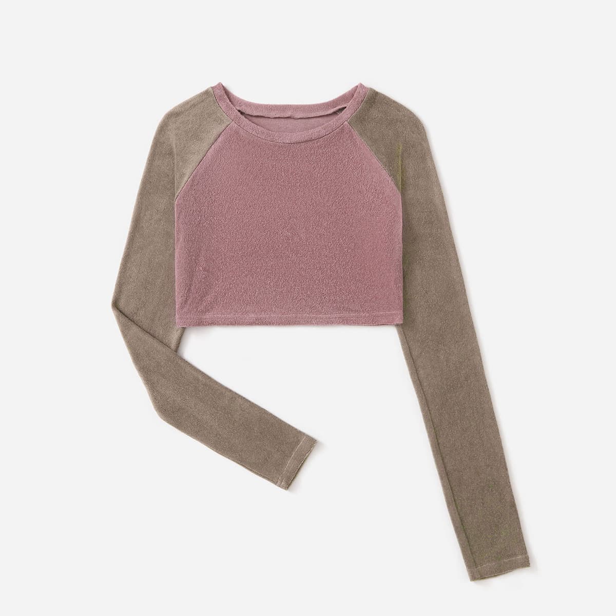

Colorblock Crop Tee, Multicolor