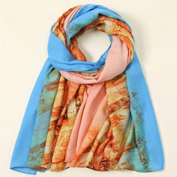 

Color Block Scarf, Multicolor