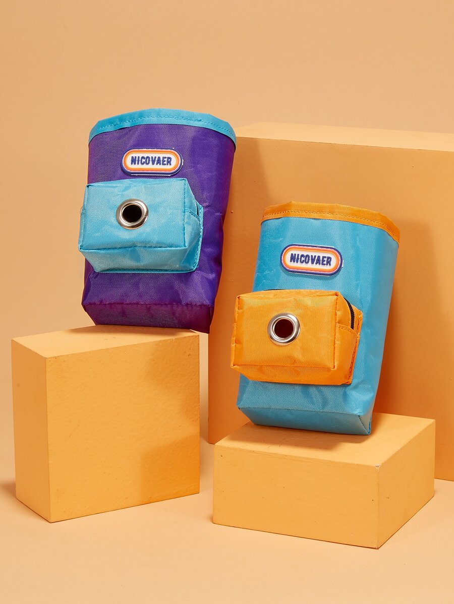 nicovaer 1pc Portable Pet Treat Pouch - Multicolor - View 1
