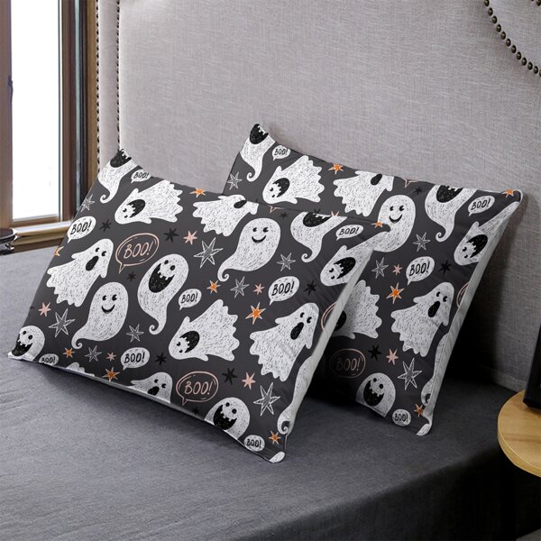 

1pair Halloween Pattern Pillowcase Without Filler, Multicolor