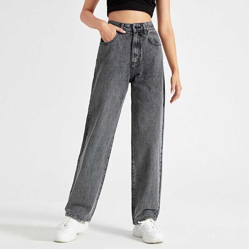 

Straight Leg Jeans, Grey