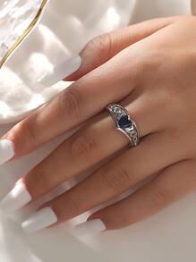 Gemstone Decor Ring For Women For Party Banquet Wedding