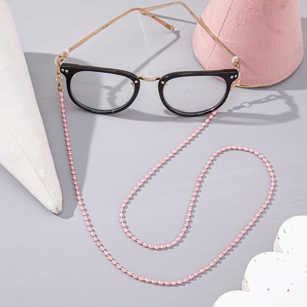 

Beaded Glasses Chain, Pink