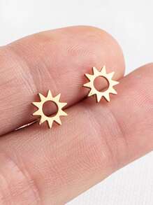 Hoa tai Sun Stud - Vàng - Xem 2
