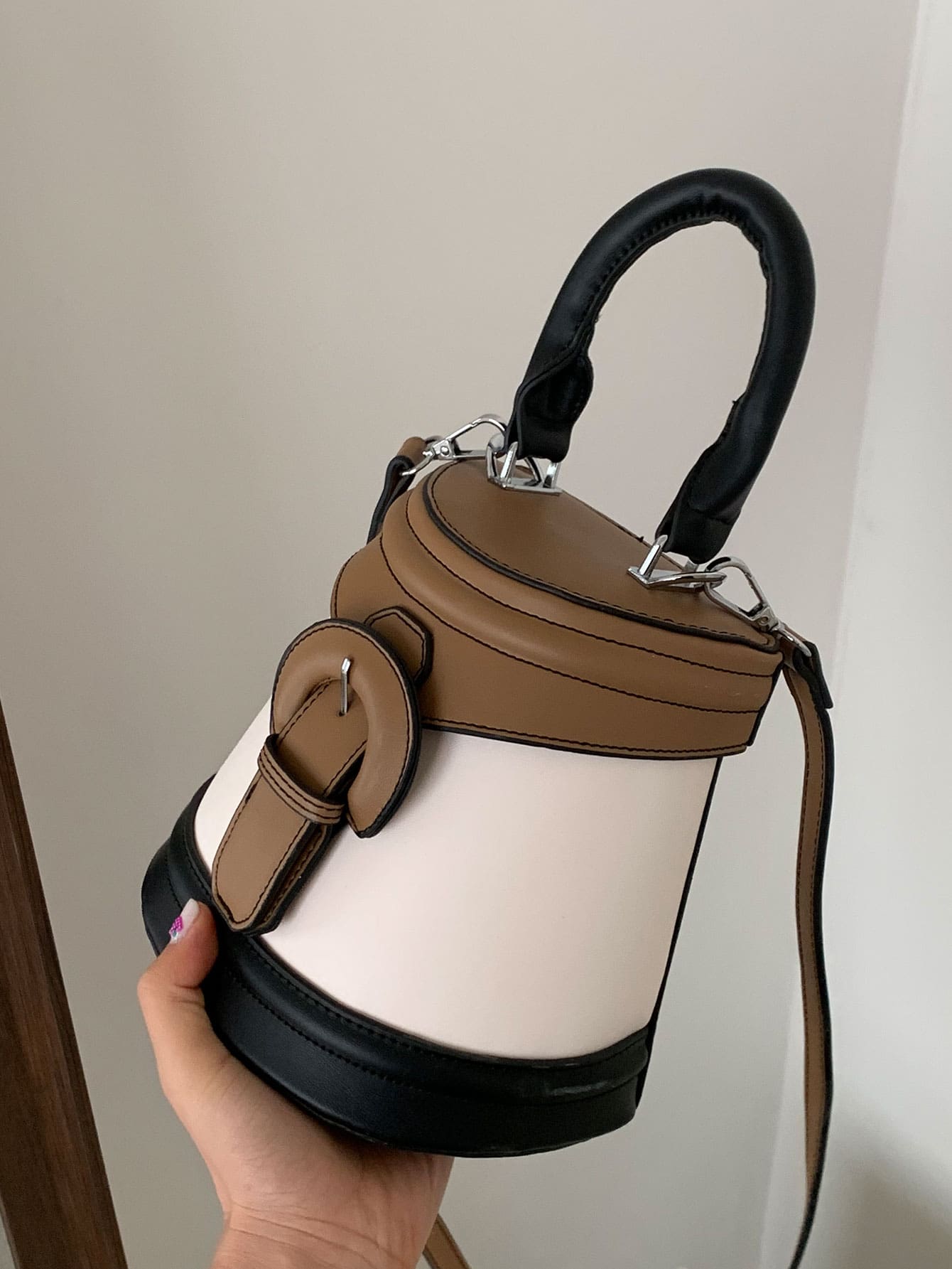 Winter Bag, Women's Shoulder Bag, Bucket Bag, Vintage Bag, Crossbody Bag, Suitable For Work, Matching, Dating, Leisure, Shopping. - View 1