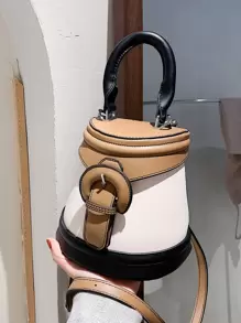 Winter Bag, Women's Shoulder Bag, Bucket Bag, Vintage Bag, Crossbody Bag, Suitable For Work, Matching, Dating, Leisure, Shopping. - View 3