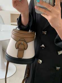 Winter Bag, Women's Shoulder Bag, Bucket Bag, Vintage Bag, Crossbody Bag, Suitable For Work, Matching, Dating, Leisure, Shopping. - View 2
