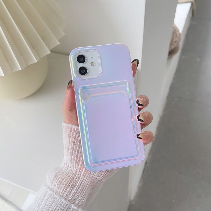 

Laser Phone Case With Card Slot, Multicolor