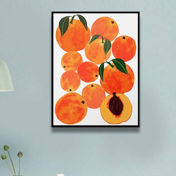 

Fruit Print DIY Diamond Unframed Painting, Multicolor