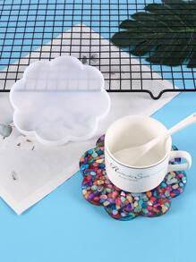 Khuôn Epoxy thiết kế hoa - trắng - Xem 1