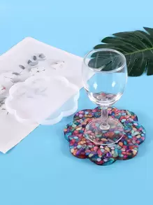 Khuôn Epoxy thiết kế hoa - trắng - Xem 2