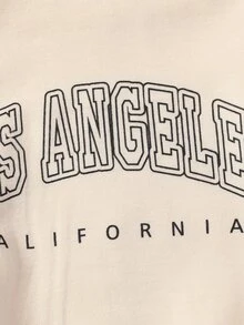 Baby Letter Graphic Sweatshirt - Apricot - View 5