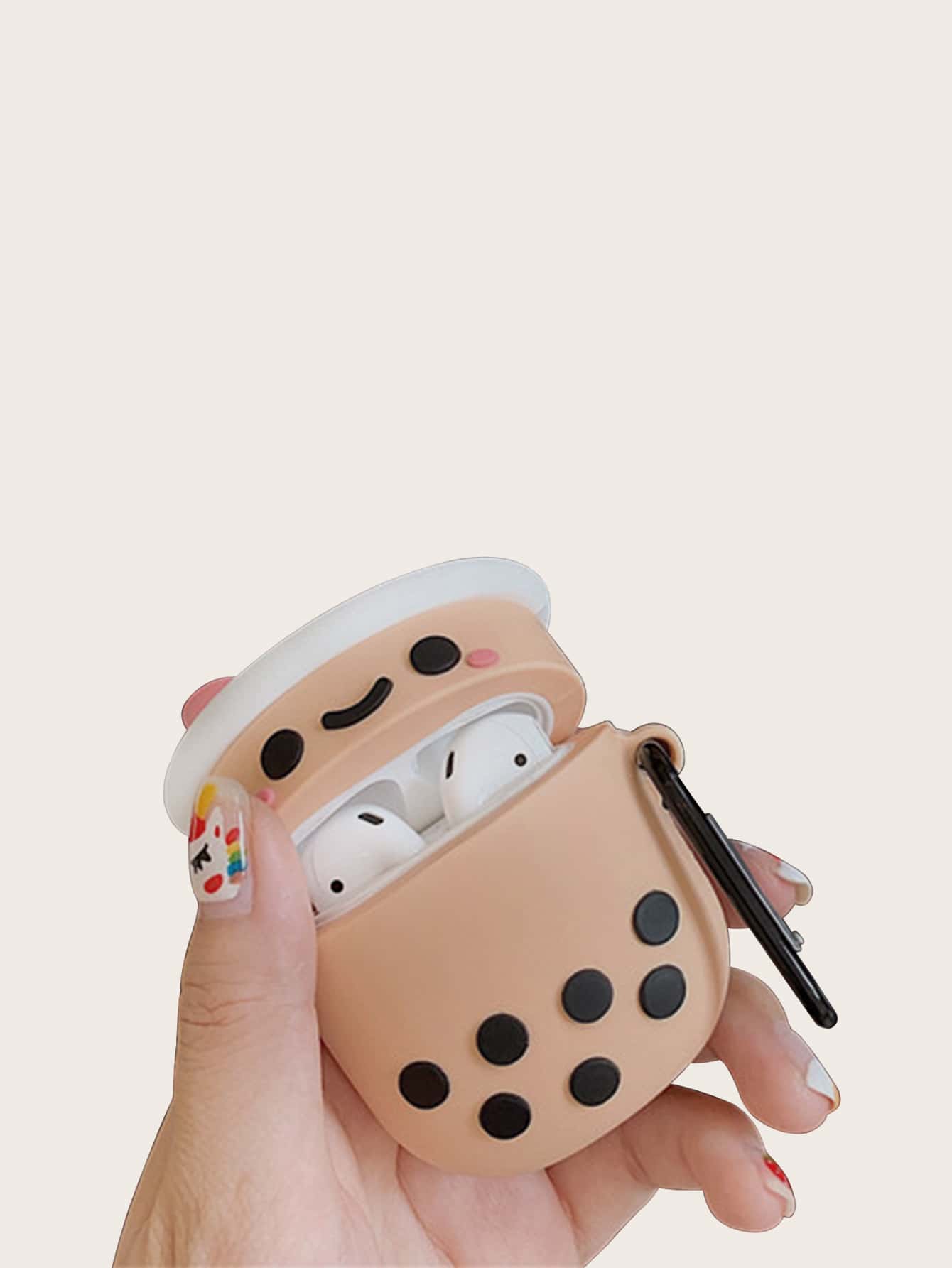 Cartoon Milk Tea Shaped Case Compatible With Airpods