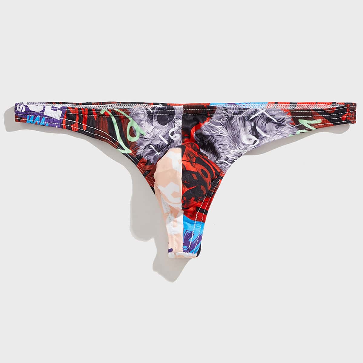 

Guys Graphic Print Brief, Multicolor