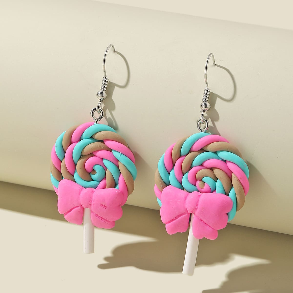 

Lollipop Decor Earrings, Multicolor