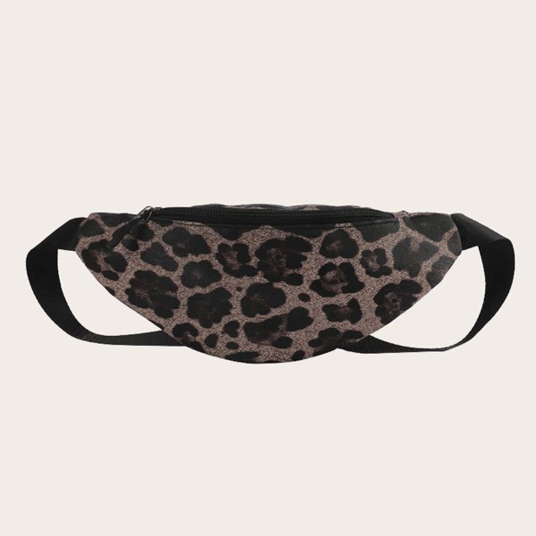 

Leopard Fanny Pack, Brown