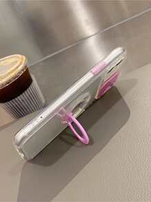 Vỏ điện thoại trượt có giá đỡ nhẫn - Hồng - Xem 4