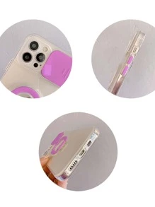 Vỏ điện thoại trượt có giá đỡ nhẫn - Hồng - Xem 3