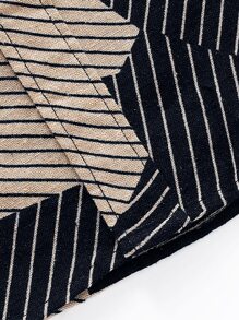 Manfinity Homme Áo sơ mi Nam Nút phía trước Hình học Sọc Giải trí - Nhiều màu - Xem 5