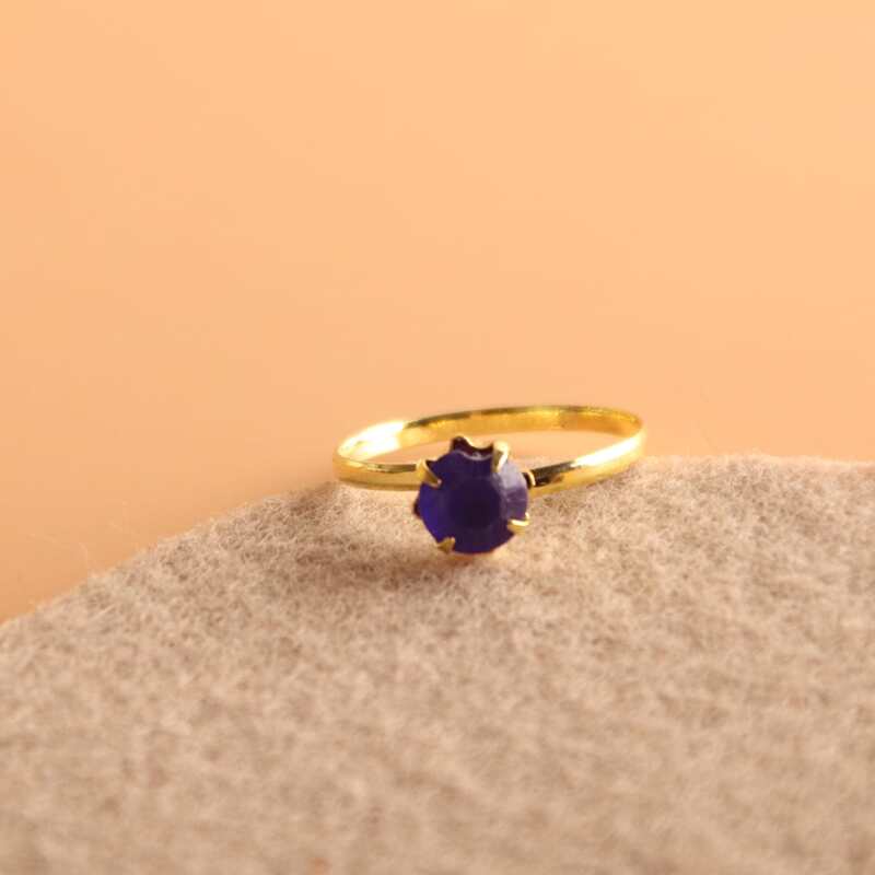 

Gemstone Decor Ring, Purple