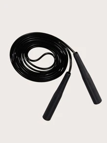 1pc Solid Sports Skipping Rope - Black - View 2