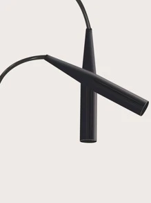 1pc Solid Sports Skipping Rope - Black - View 3