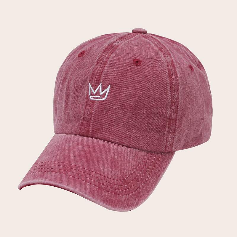 

Guys Graphic Embroidery Baseball Cap, Burgundy