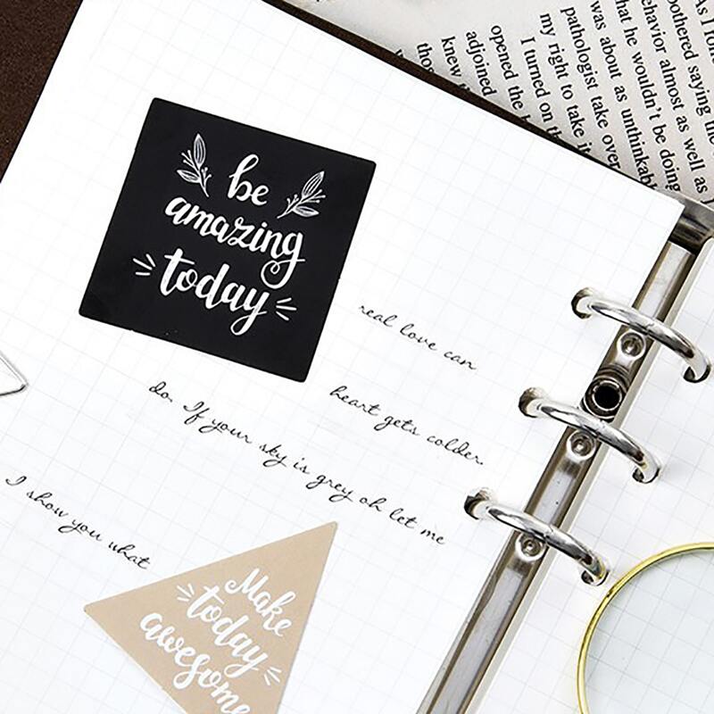 

45pcs Slogan Graphic Sticker, Multicolor