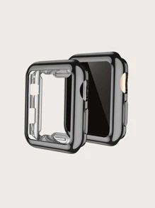1pc Tpu Full Protection Waterproof & Shockproof Case Compatible With Apple Watch 1-9 Series, Compatible With Apple Watch Ultra/se/8/7/6/5/4/3/2/1 - Band Not Included