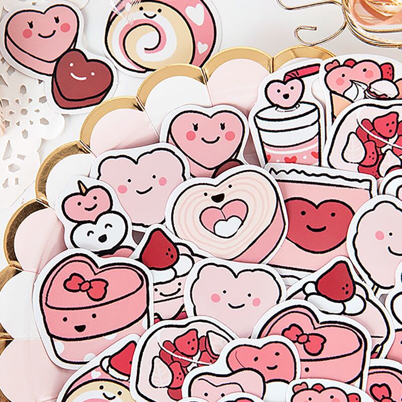 

45pcs Cartoon Graphic Sticker, Multicolor
