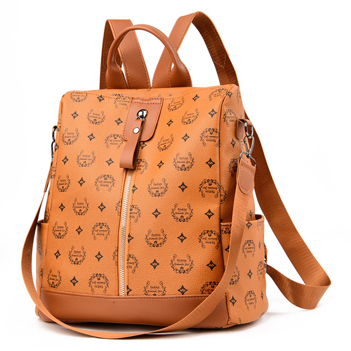 

Geo Graphic Backpack, Brown