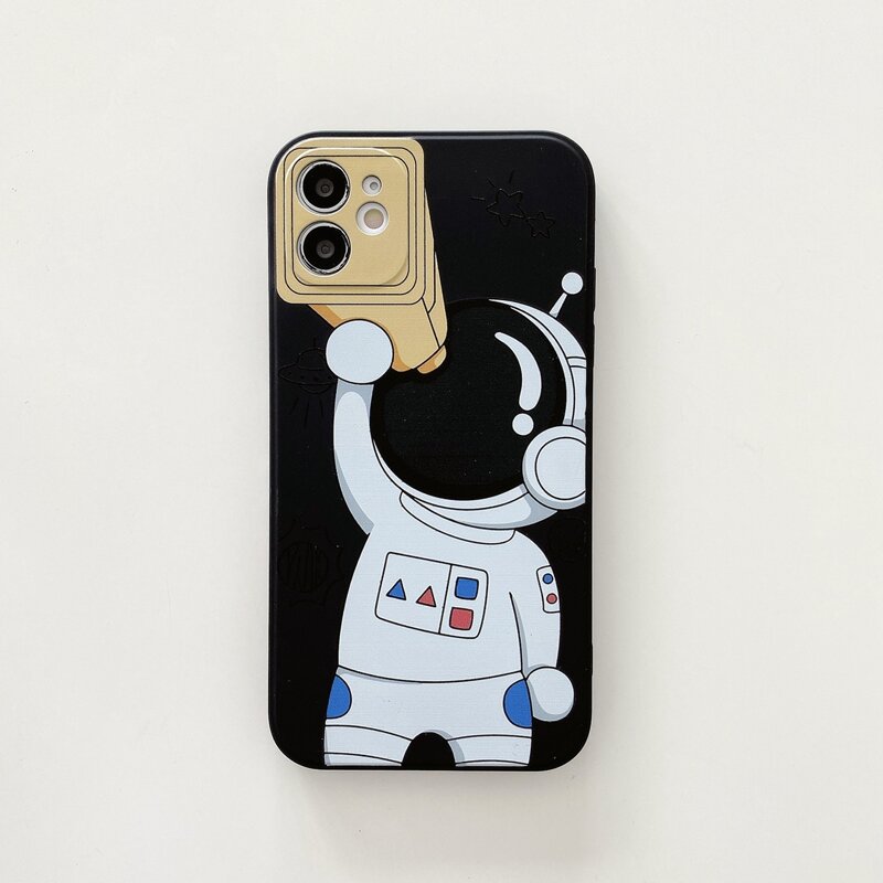 

Cartoon Astronaut Phone Case, Multicolor