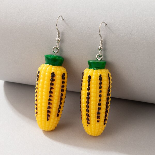 

Corn Drop Earrings, Yellow
