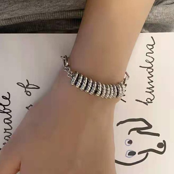 

Geo Decor Bracelet, Silver